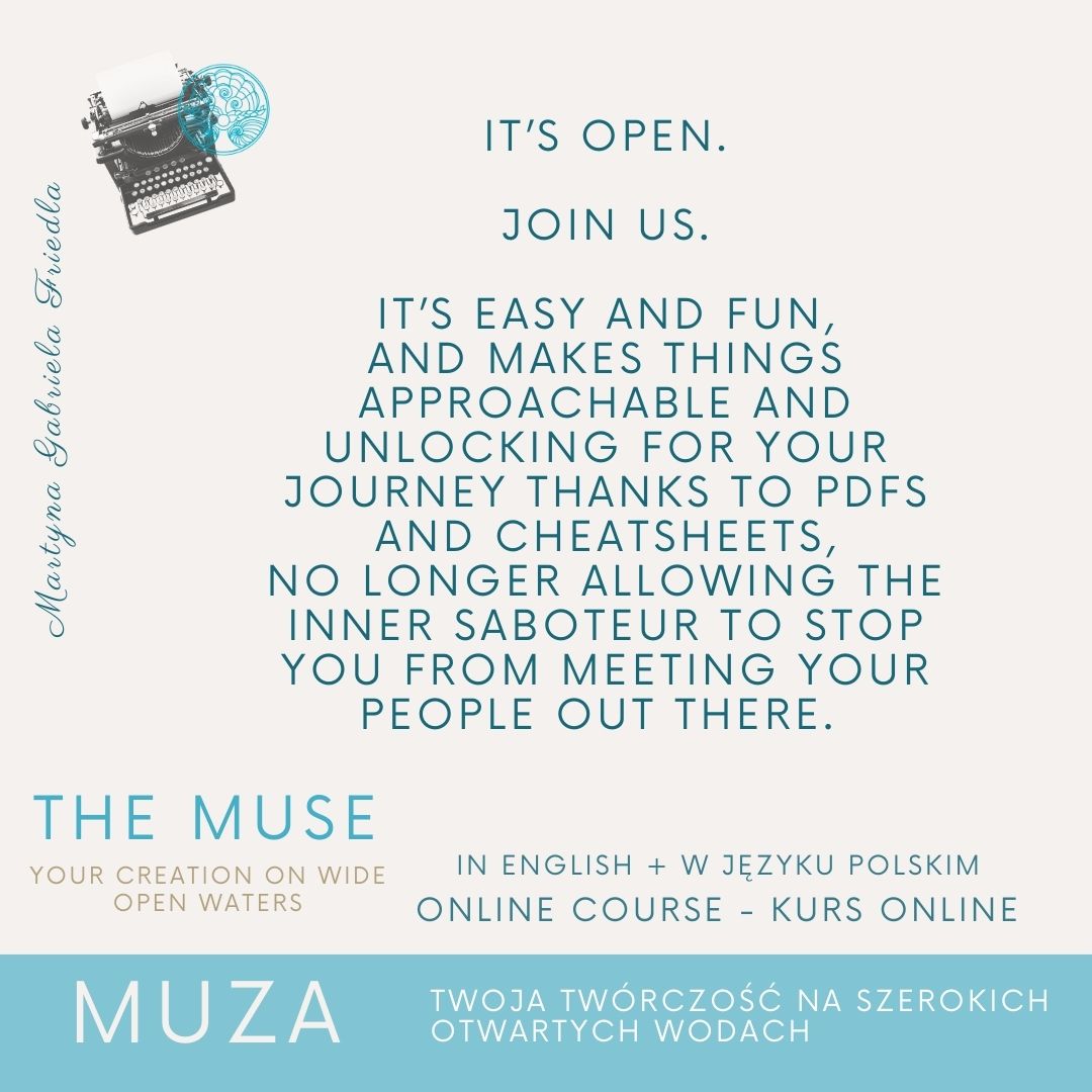 THE MUSE - MUZA - Your Creation On Wide Open Waters - Online course PL & ENG - obrazek 13